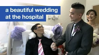 A beautiful wedding at the hospital