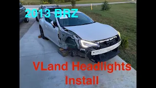 2013 BRZ Rebuild VLand Headlights Install | Part 1 |