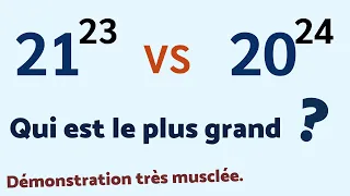 21²³  VS  20²⁴.  Qui est le plus grand ? 💪💪