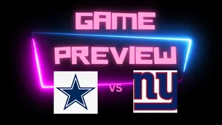 Dallas Cowboys vs New York Giants - Week 1 2023 - Game Preview