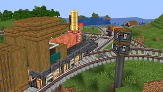 Create Mod Trains in Minecraft are Confusing...