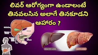 Foods To Eat And Avoid for A Healthy Liver in Telugu.