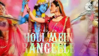 holi mein rangeele ho gaye song Radha Krishna new VM on Holi special 💖 1k subscriber special