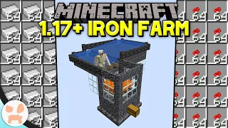 Minecraft 1.17 IRON FARM TUTORIAL | Easy, Efficient, Compact Design