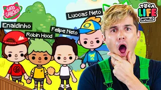 DESCOBRI TODOS YOUTUBERS NO TOCA LIFE WORLD !!! | Gato Galactico