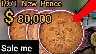 Two New pence coin value $80,000 -2 New Pence  United Kingdom Coin Worth Old Coins price and details