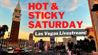 Las Vegas Livestream walk on a HOT & Humid August Night. 8/20/22