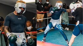 Jermall Charlo Intense SPARRING for his Return Fight: Lions Only Training w/ SPEED BAG