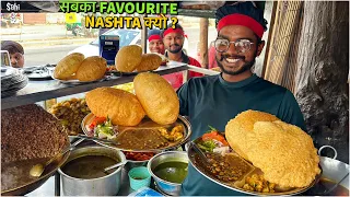 29/- Rs Jam Pack Sabzi Mandi wale Chole Bhature | Street Food India