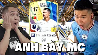 (FO4) BỐ ĐỘ HÁ HỐC MỒM KHI CON TRAI MỞ RA C. RONALDO MC +8 VÀ  QUẢ KÈO ĐẬP P.SCHOLES ICONE +8