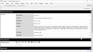 Meeting Minutes Template - Project Management