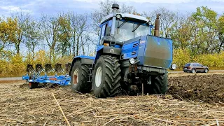 Моє село! Оранка ХТЗ-17221 із плугом Lemken Diamant 5+1 після соняшнику | Поломки трактора