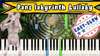 Pan's Labyrinth Lullaby piano tutorial easy