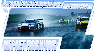 Assetto Corsa Competizione ПОВТОРЕНИЕ МАТЬ УЧЕНИЕ ИГРАЕТ НОВИЧОК Руль Logitech G923