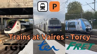 Trains at Vaires - Torcy