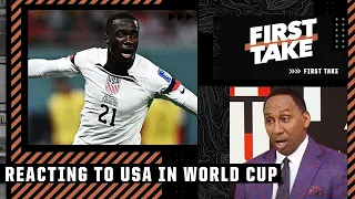 I EXPECT WINS! - Stephen A. on USMNT's World Cup draw vs. Wales | First Take