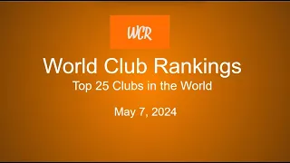 WCR Top 25 Football Clubs in the World - May 7 2024