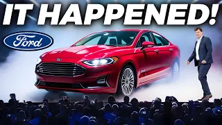 IT'S BACK! Ford CEO Reveals The Return Of The Ford Fusion Return!