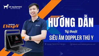 HƯỚNG DẪN KỸ THUẬT SIÊU ÂM DOPPLER THÚ Y TRÊN MÁY SIÊU ÂM SONOSCAPE E1expV - Vet Equipment