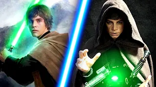 How Did Luke Skywalker Get His Green Lightsaber? #shorts