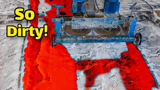 You haven't seen such a dirty carpet | Full of terrible mud | carpet cleaning satisfying