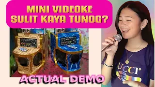 mini videoke actual demo. sulit kaya tunog? / pinoys unite channel