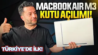 Yeni MacBook Air M3 kutu açılımı ve ilk izlenimler! Türkiye’de ilk!