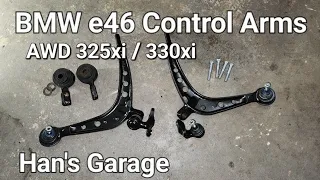 BMW e46 325xi, 330xi control arm replacement DIY