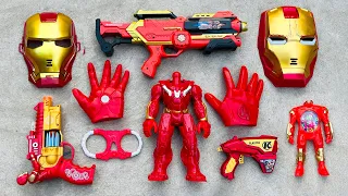 Iron Man Action Series Guns & Equipment, Dart Bullet Blaster, Handcuff, Assault Rifle, Revolvers