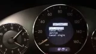 2006 Mercedes E350 service light reset