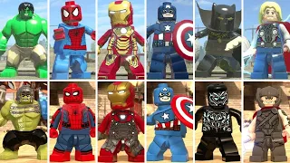 Evolution of Avengers Characters in LEGO Marvel Super Heroes Games