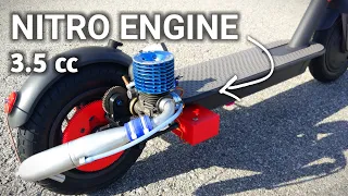 NITRO ENGINE in an ELECTRIC SCOOTER