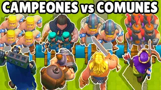CHAMPIONS vs COMMONS | WHICH IS BETTER QUALITY? | 4 vs 4 | CLASH ROYALE OLYMPICS