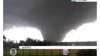 Очевидці зафільмували наближення торнадо в Уругваї