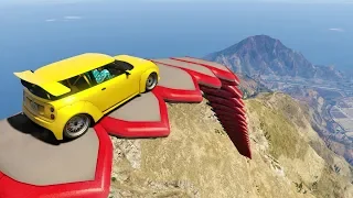 GTA 5 Online - Boat Ramp Car Parkour