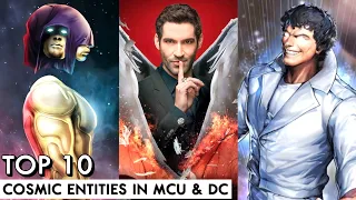 Top 10 Most Powerful Cosmic Entities In MCU and DC Universe | In Hindi | BNN Review