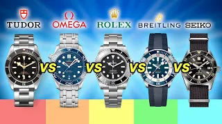 Rolex vs Omega vs Tudor vs Breitling vs Seiko | The Best Dive Watch Ever