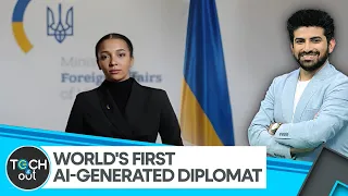 Ukraine's AI foreign ministry spokeswoman | WION Tech It Out