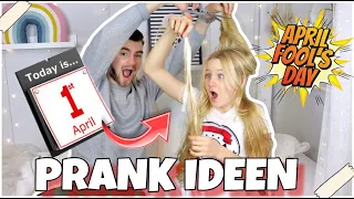 APRILSCHERZE ! 10 PRANKS MIT MEINEM BRUDER | MaVie Noelle Family