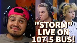 SO EMOTIONAL! | EZ MIL & RAYNN PERFORM "STORM" ON 107.5 (FIRST REACTION)