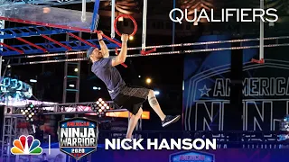 Nick Hanson Goes for the Mega Wall - American Ninja Warrior Qualifiers 2020