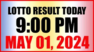 Lotto Result Today 9pm Draw May 1, 2024 Swertres Ez2 Pcso