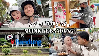 A DAY IN MY LIFE: MUDIK KE BANDUNG 🇮🇩 JAJAN PINGGIRAN, AKHIRNYA AKU NAIK MOTOR LAGI! 😍🏍️