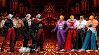 The King of Fighters (MUGEN) | Rugal Bernstein vs Geese Howard