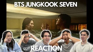 JUNG KOOK?? We react to both BTS Jung Kook's Seven MV + Explicit version (THIS CAUGHT US OFF GUARD)