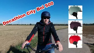 Decathlon City Bol 500 Helm im Test Review Fahrradhelm Btwin zum Pendeln