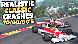 F1 REALISTIC CLASSIC CRASHES 70/80/90'S #4