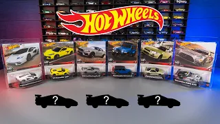 Hot Wheels 1:43 Models 1,2,3,4,5,6 + Three New Models Coming Soon!