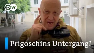 Kein Geld, keine Medien, keine Macht – geht Prigoschin unter? | DW Nachrichten