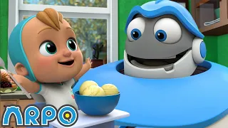 ARPO makes Baby Daniel Ice Cream! | ARPO The Robot | Songs and Cartoons | Best Videos for Babies